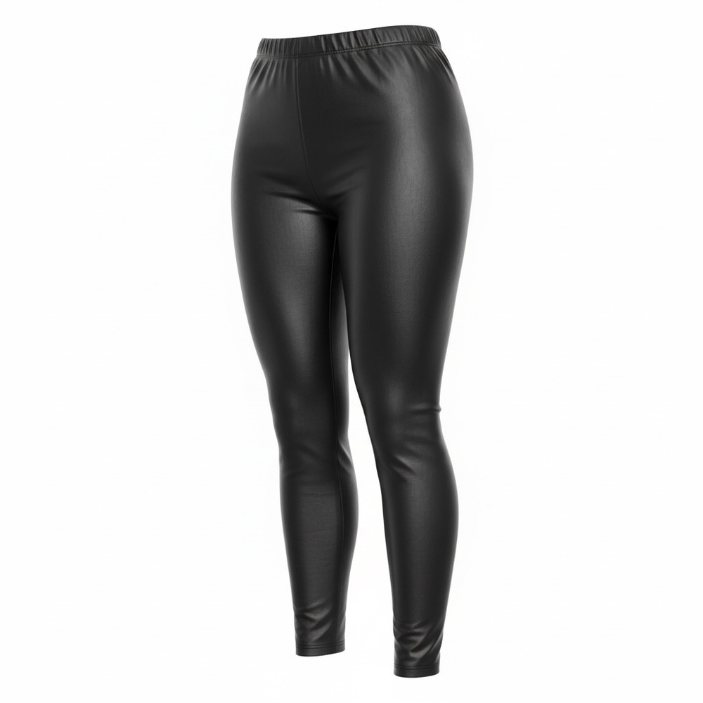 Black Faux Leather leggings